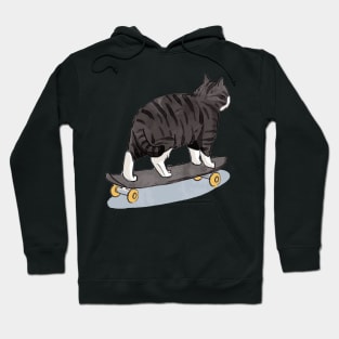 Skater cat Hoodie